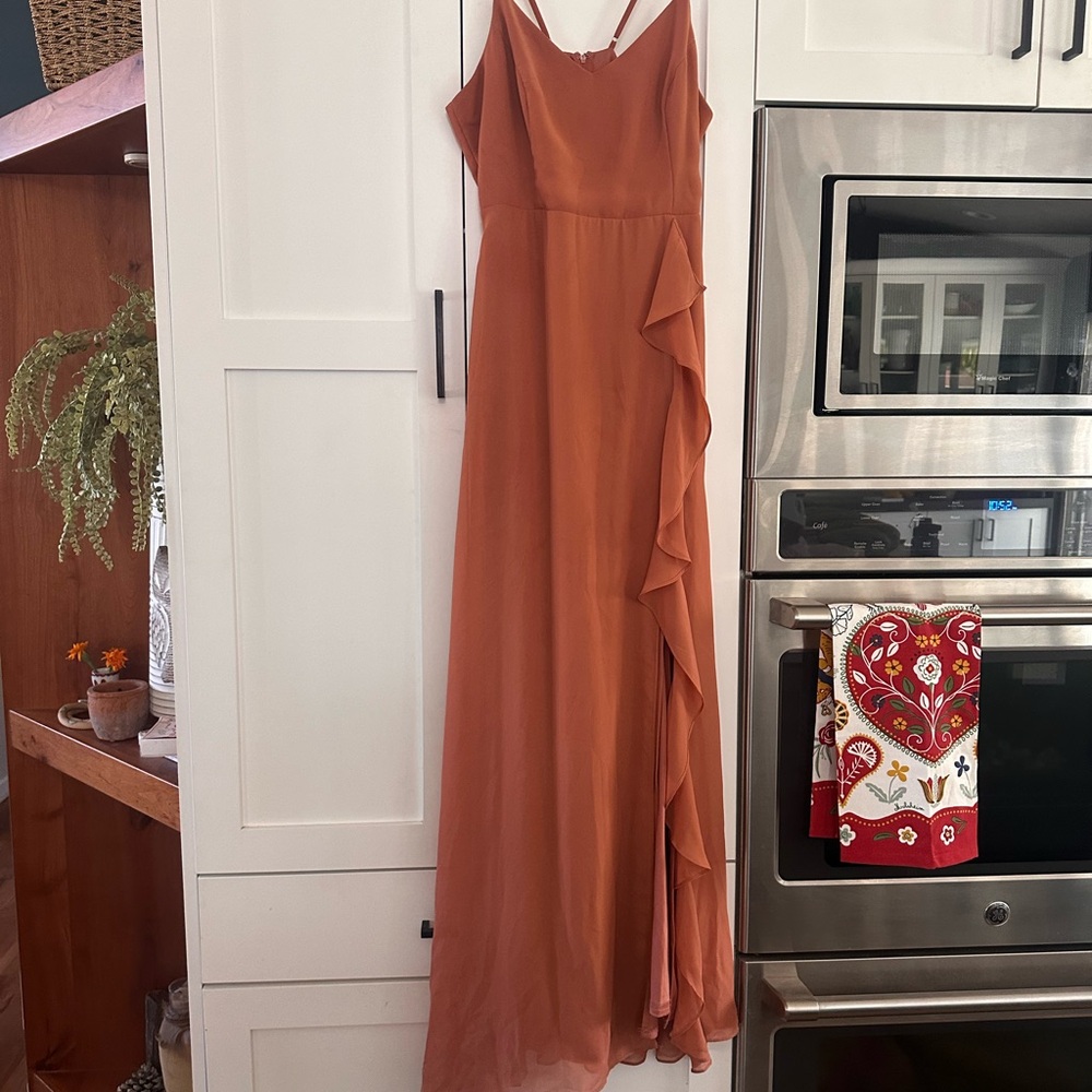 Birdy Grey Rust Orange Wedding Dress